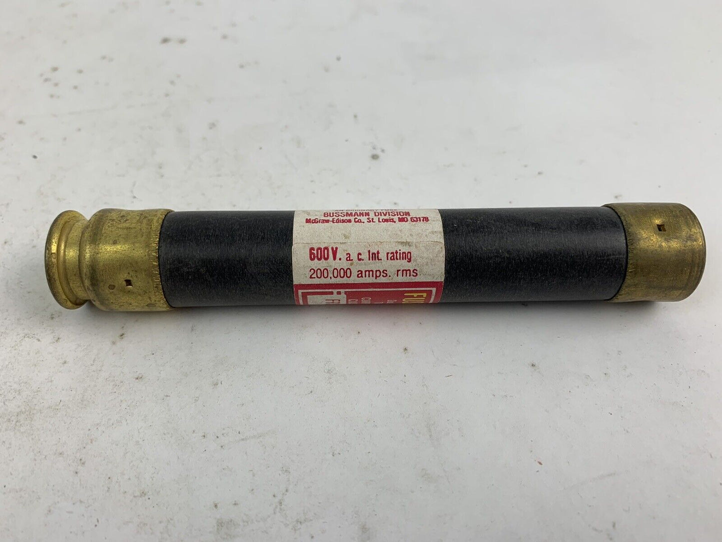 Bussmann Fusetron Dual-Element FRS-R-5 6/10 5 6/10A 600V Fuse "Lot of 10"