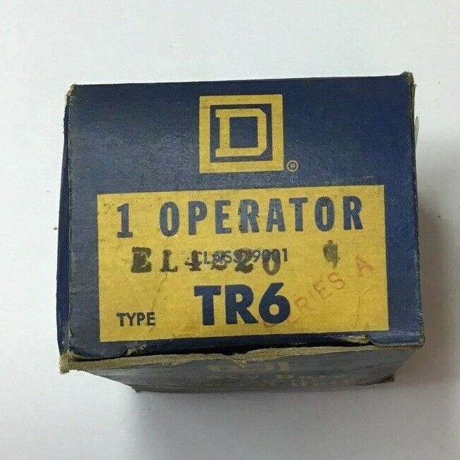 SQUARE D 1 OPERATOR 9001 TR6 SERIES A PUSHBUTTON