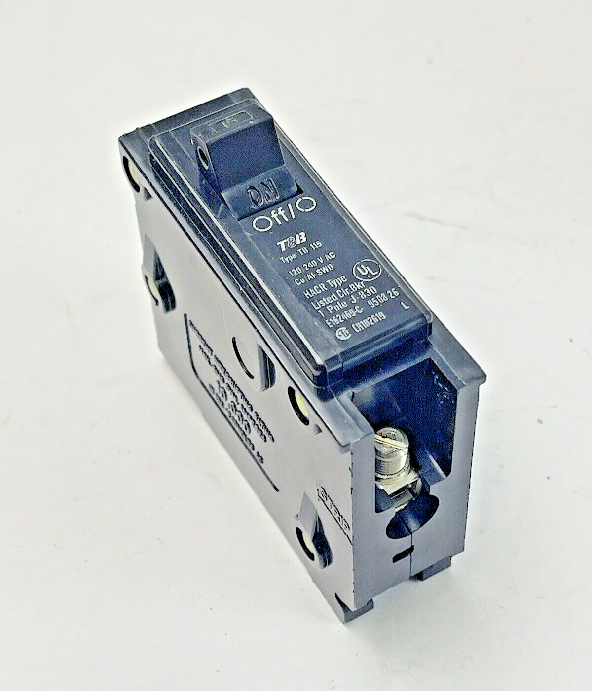 T&B THOMAS&BETTS *BOX OF 12* - TB115 - CIRCUIT BREAKERS - 15A/1POLE/240VAC - NEW