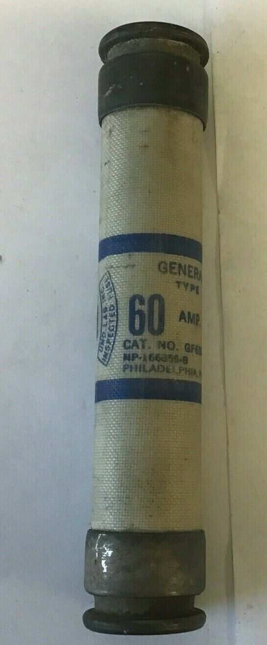 GENERAL ELECTRIC GF6B60 60A FUSE 600VAC CLF ***LOTOF6***