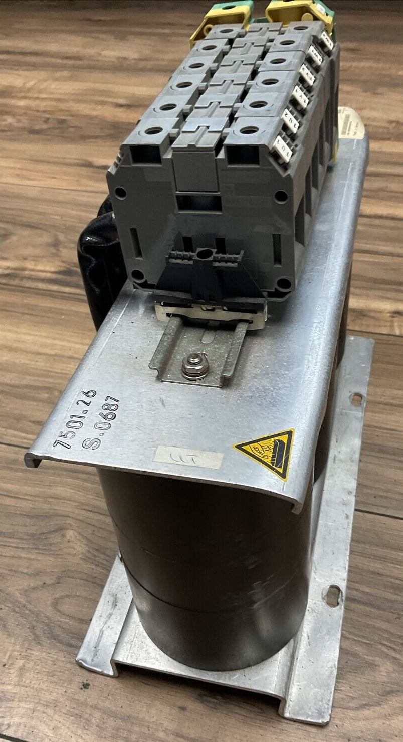 SIEMENS 1P 6SN1111-0AA00-0DA1 3PH CHOKE 55KW LINE REATOR VER B 3-PHASEN-DROSSEL