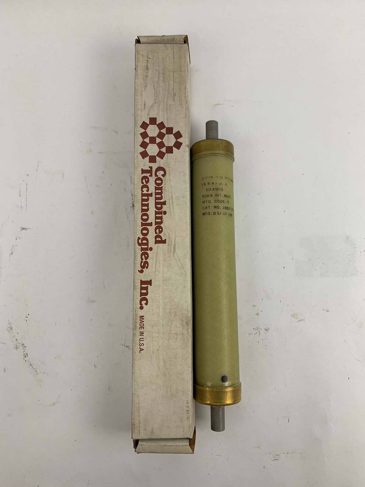 Combined Technologies 155F30-I 30A 15.5kV X-Limiter Fuse