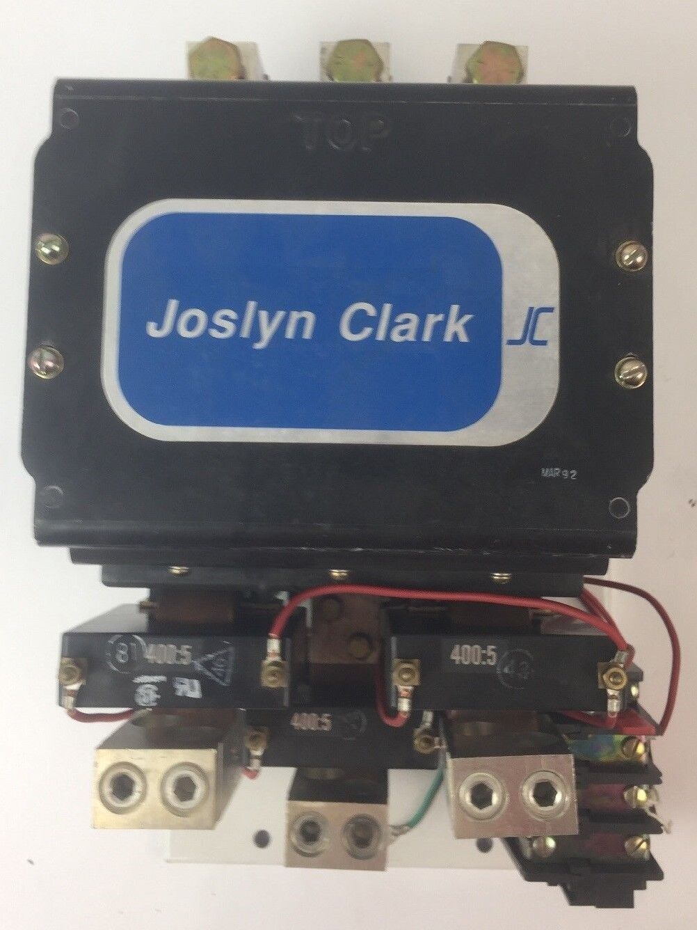 JOSLYN CLARK U13U035-76 TYPE TM SIZE 5 STARTER 600VAC