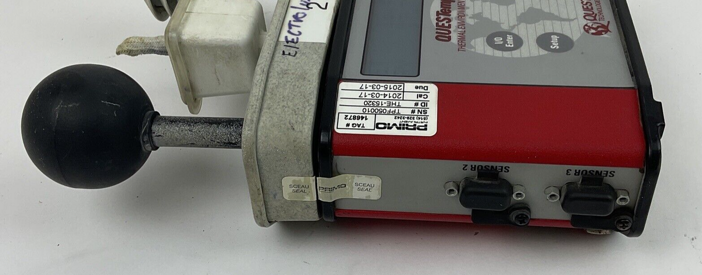 QUEST TECHNOLOGIES THE-15320 THERMAL ENVIROMENT MONITOR QUESTEMP 32 TPF050010