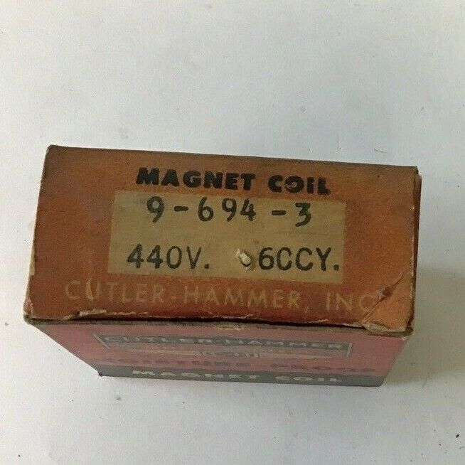 CUTLER HAMMER 9-694-3 MAGNETIC COIL 440V 60CY