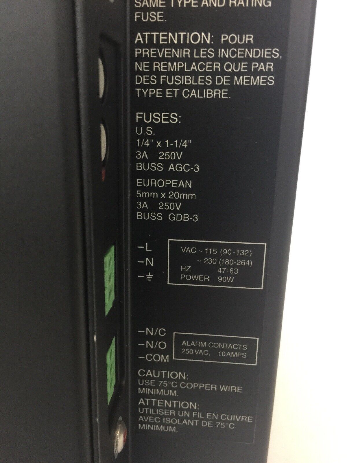 ALLEN BRADLEY 2711-KC1 PANELVIEW SER F REV C FRN 5.11.00 115/230VAC 90W