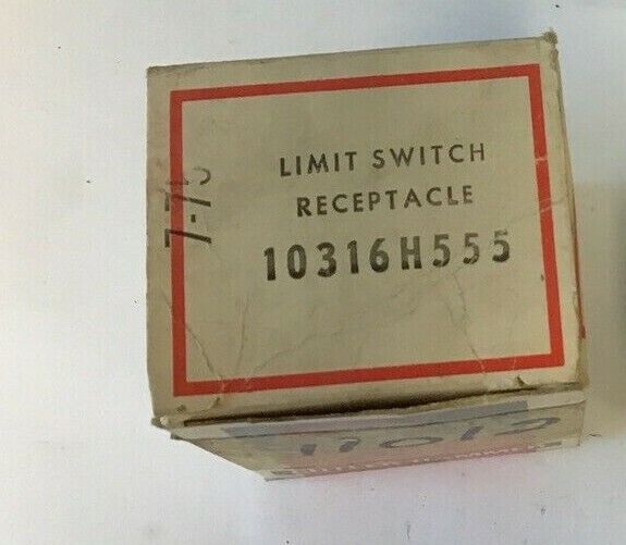 CUTLER HAMMER 10316H555 LIMIT SWITCH RECEPTACLE