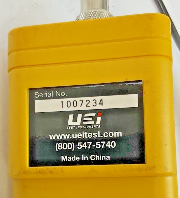 UEI DAFM3 DIGITAL AIRFLOW METER 9V ***NO BATTERY INCLUDED***