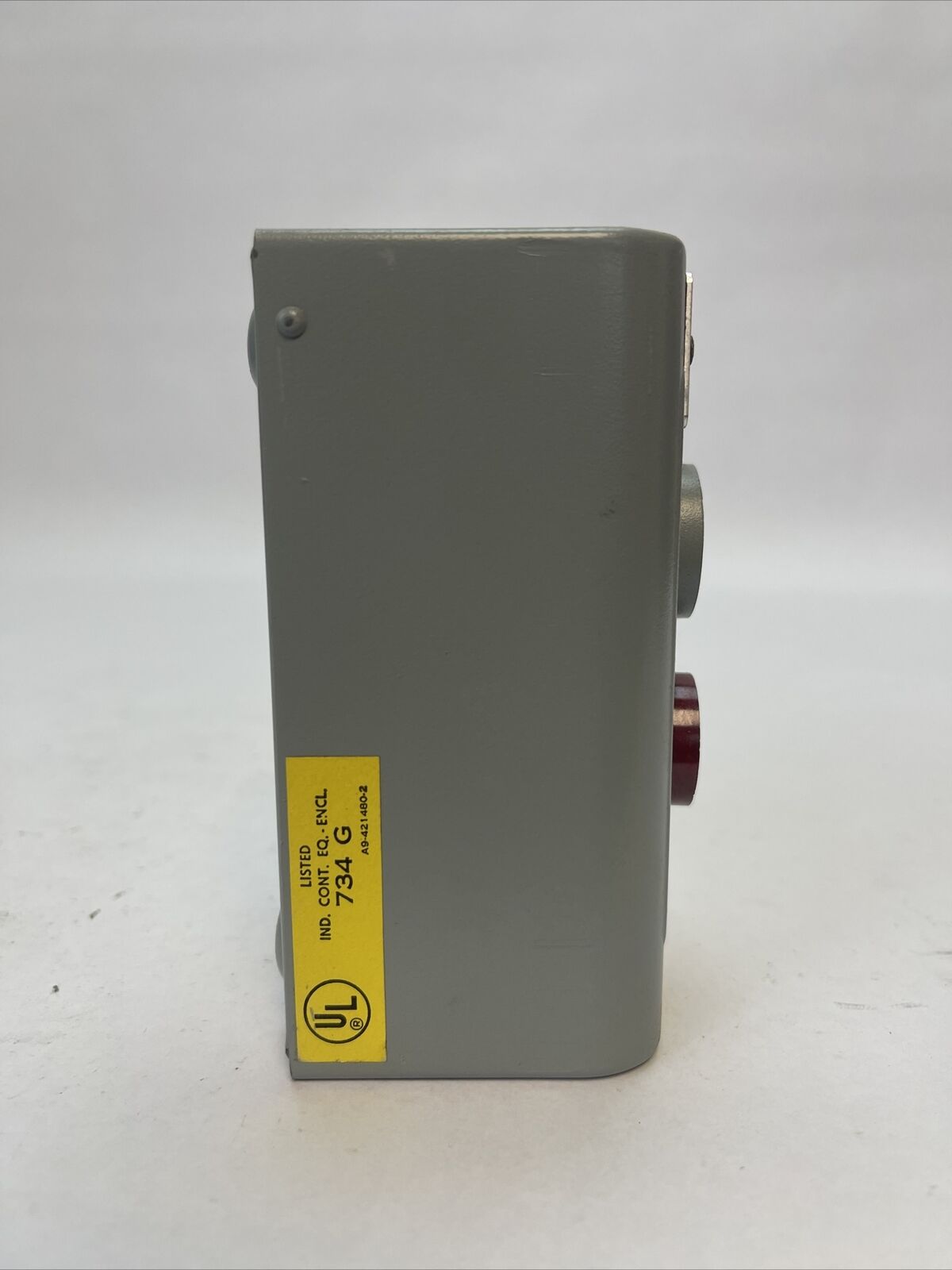 SYLVANIA 1A3 START STOP PUSH BUTTON STATION NEMA 1 ENCLOSURE BUL. 100 TYPE "EE"