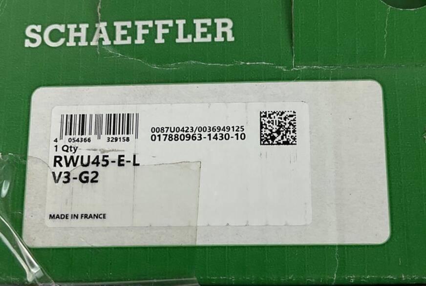 SCHAEFFLER RWU45-E-L ROLLER BEARING CARRIAGE V3-G2