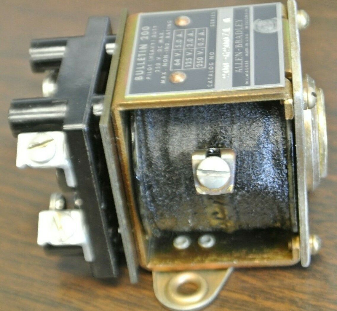 ALLEN-BRADLEY 200-G200Z1 TYPE G DC RELAY / 115-125VDC / 2 N.O. / NEW SURPLUS