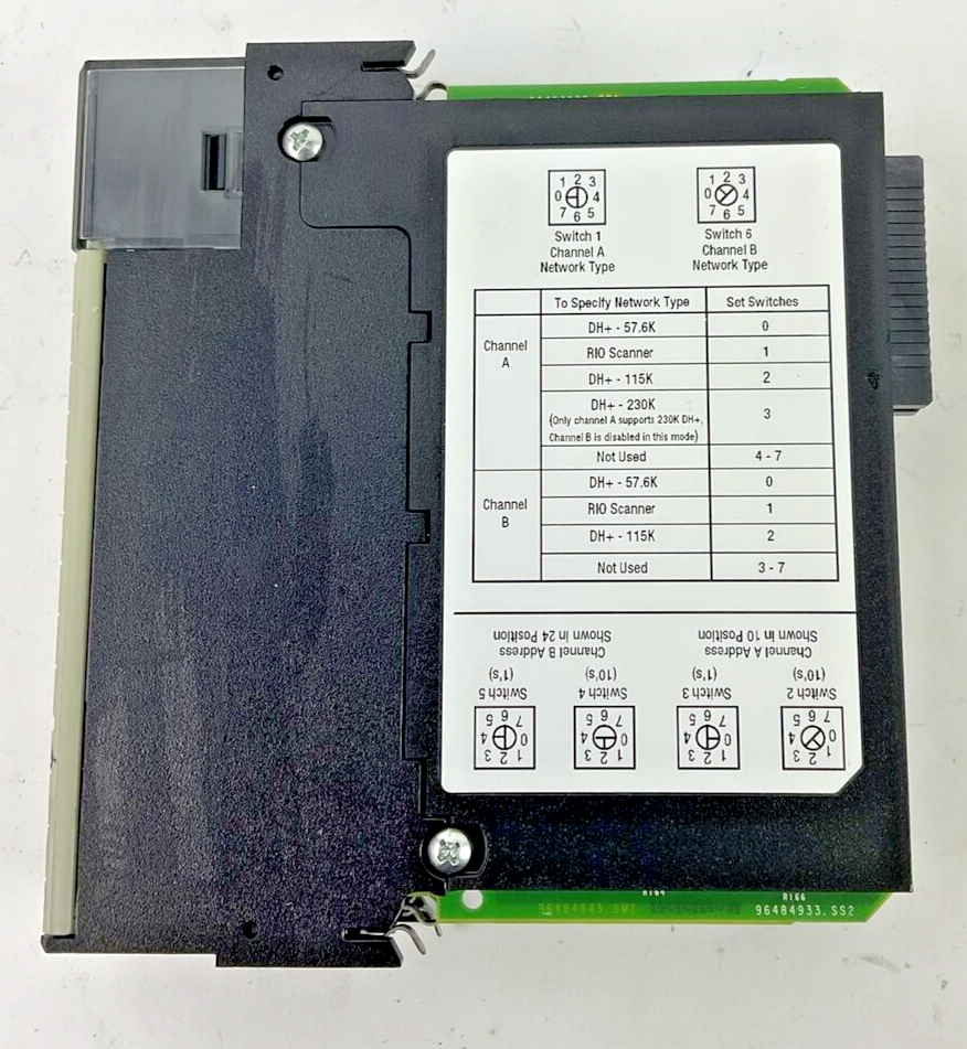 ALLEN BRADLEY 1756-DHRIO SER.E COMMUNICATION INTERFACE FWREV.7.2 24VDC