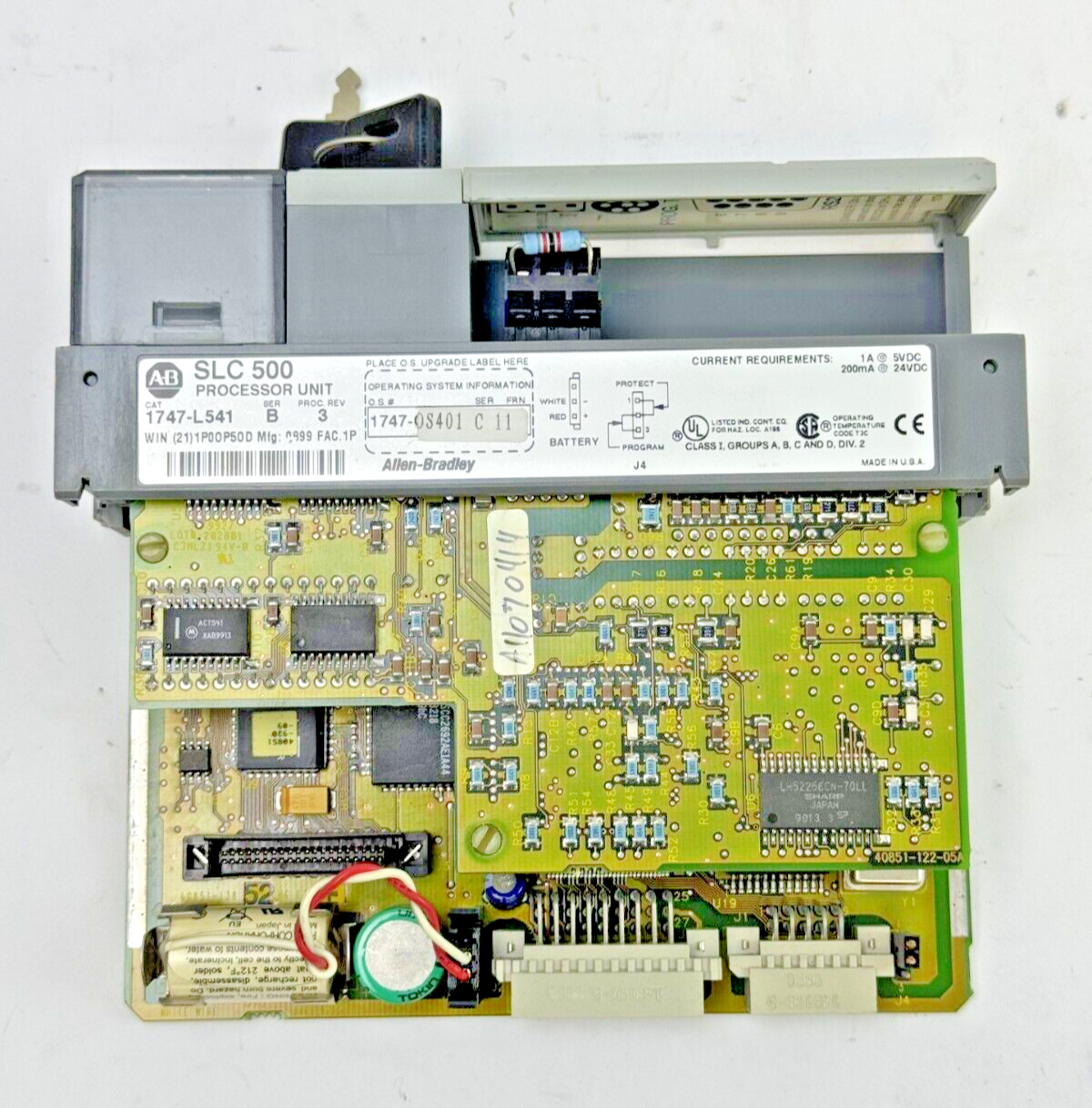 ALLEN-BRADLEY - 1747-L542 SER. C REV. 3 FRN: 11 -SLC 500 CPU 5/04 PROCESSOR