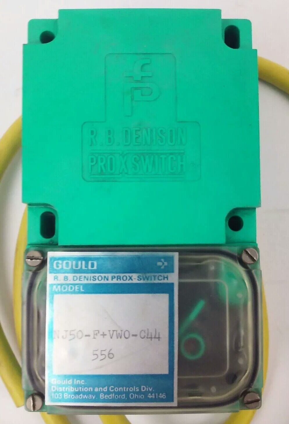 GOULD R.B.DENISON NJ50-F+VWO-C44 556, PROXIMITY LIMIT SWITCH, NEW SURPLUS, NJ50