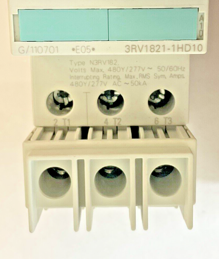SIEMENS 3RV1821-1HD10 COMBINATION MOTOR CONTROL 8A
