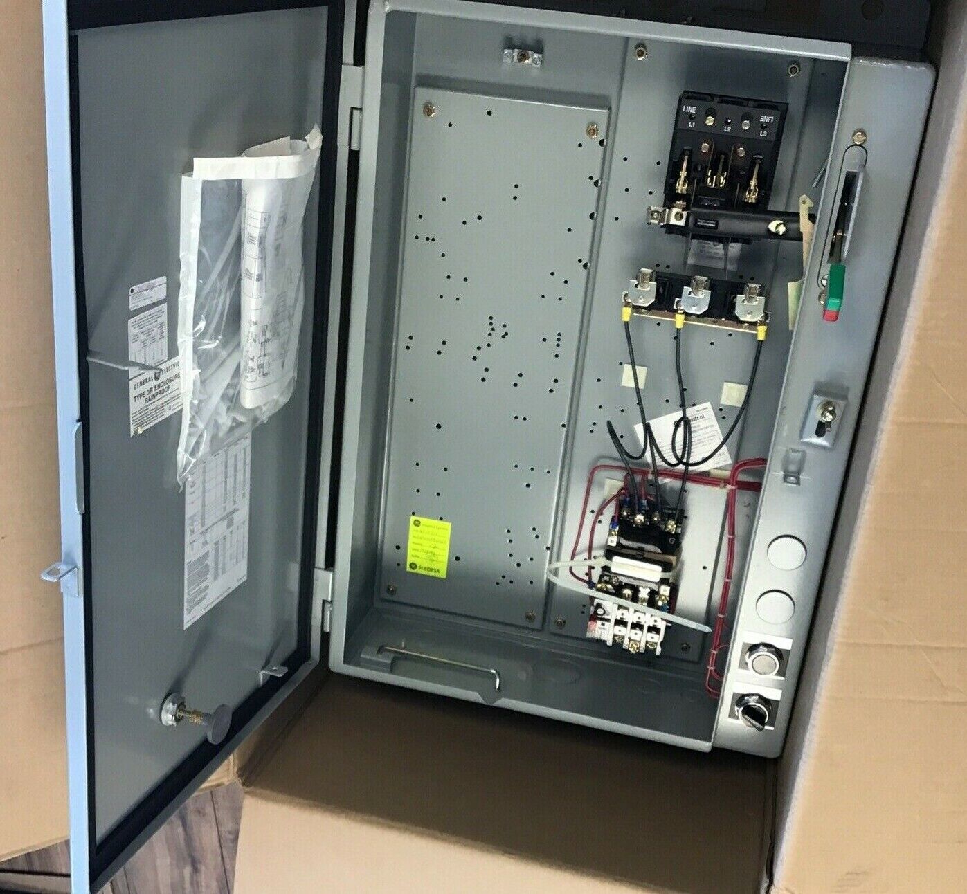 GENERAL ELECTRIC CR341C114BAA1AA PUMP PANEL 460/480V 60HZ TYPE 3R