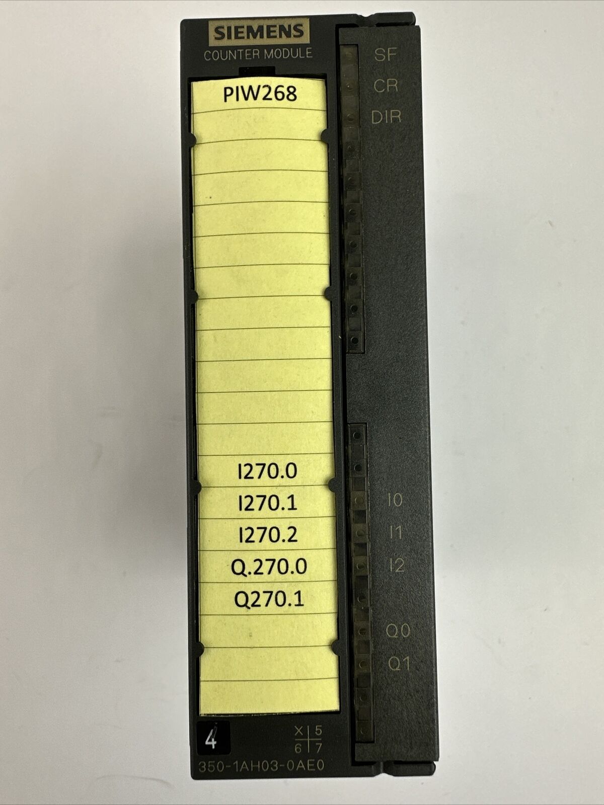 SIEMENS 1P 6ES7 350-1AH03-0AE0 COUNTER MODULE OUTPUT 24VDC 0.5A
