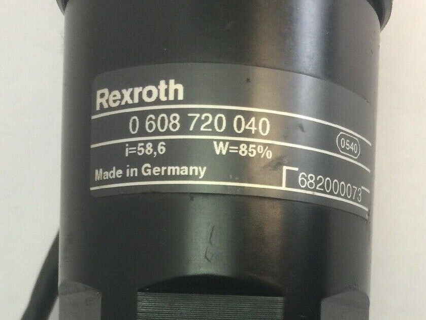 REXROTH 0608701018 DRIVE SPINDLE 0608720040 NUT RUNNER 0608801004 OFFSET DRIVE