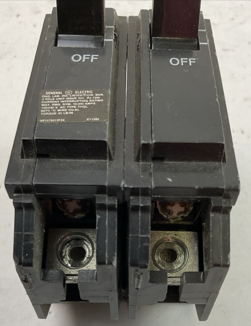 GE THQL2190 CIRCUIT BREAKER 2POLE 90AMP 120/240VAC