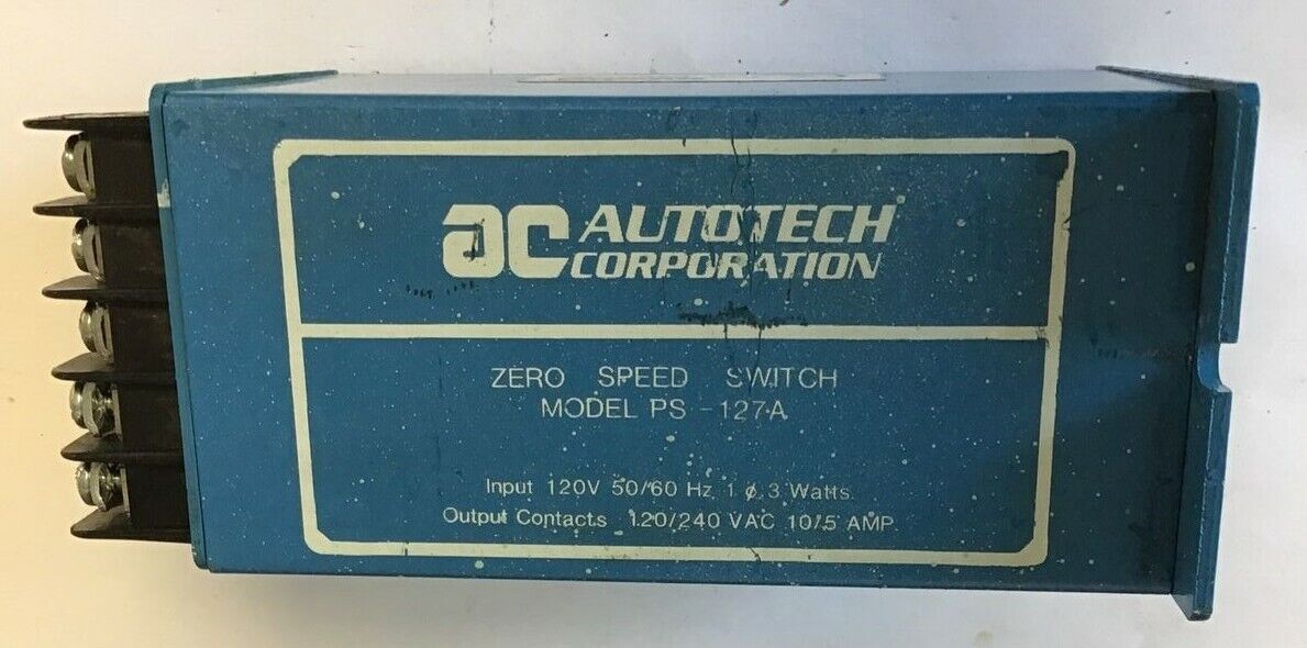 AUTOTECH SMC-PS127-A10 ZERO SPEED SWITCH 120V/240VAC 50/60HZ 10/5A