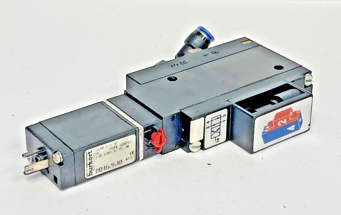 BURKERT - 5470 - SOLENOID VALVE - G 5/32, 06, PMAX 100PSI, 110-120V AC/DC, 3W