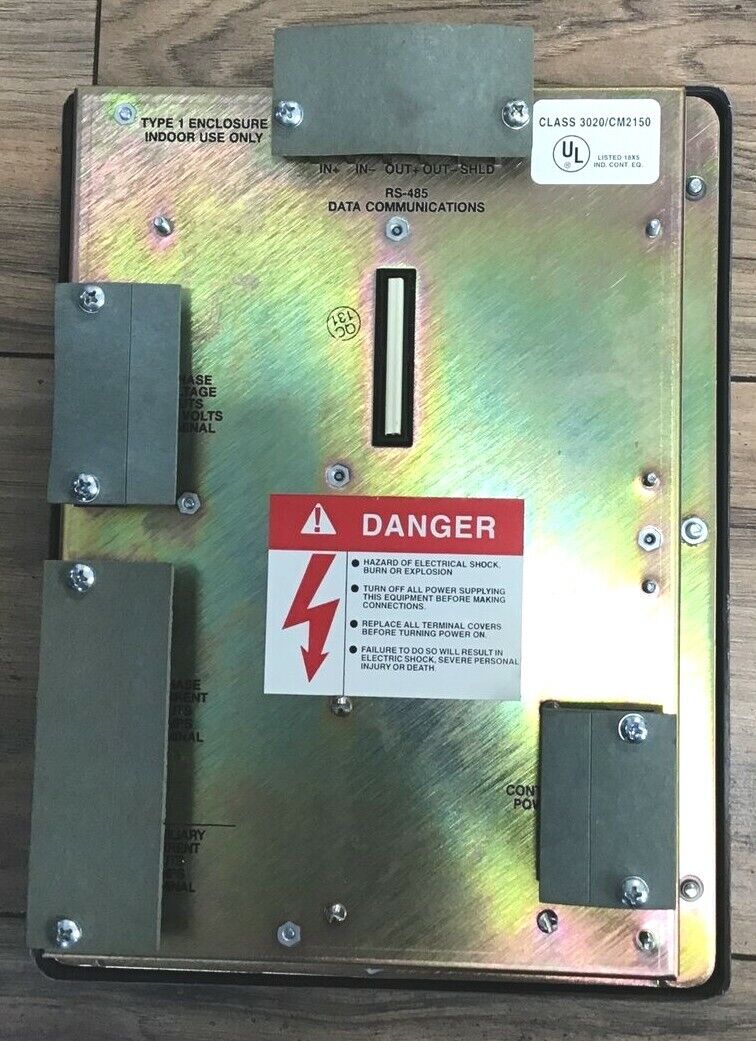SQUARE D CM-2150 POWER LOGIC CIRCUIT MONITOR CLASS 3020 264VAC/300VDC 14VA