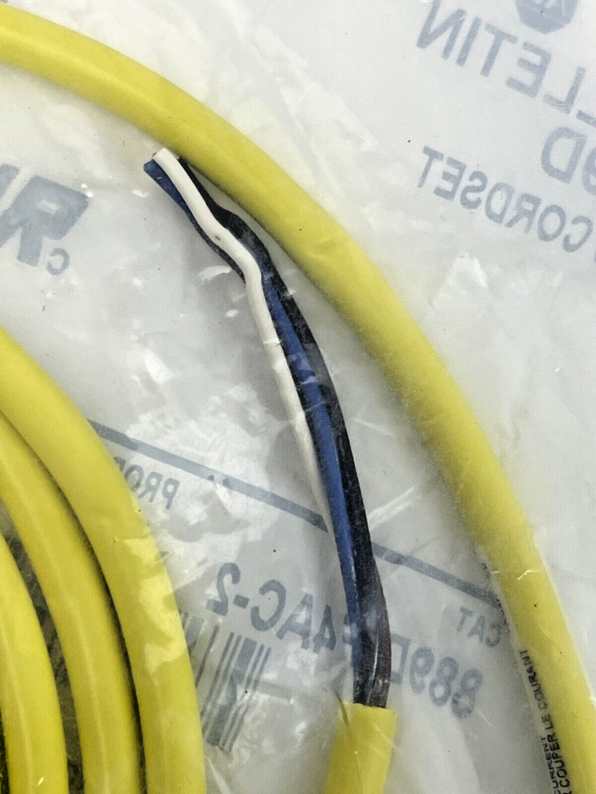 ALLEN BRADLEY - 889D-F4AC-2 SER B - QD CORDSET - 4 PIN, DC MICRO, STRAIGHT, 2 M