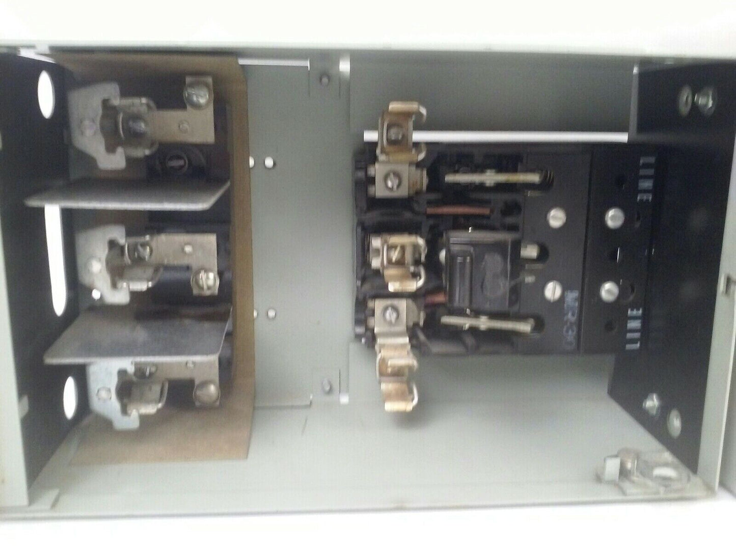 GE TYPE QMR QMR361L QMR361R TWIN FUSIBLE INTERRUPTER SWITCH 30A 600V W/HARDWARE