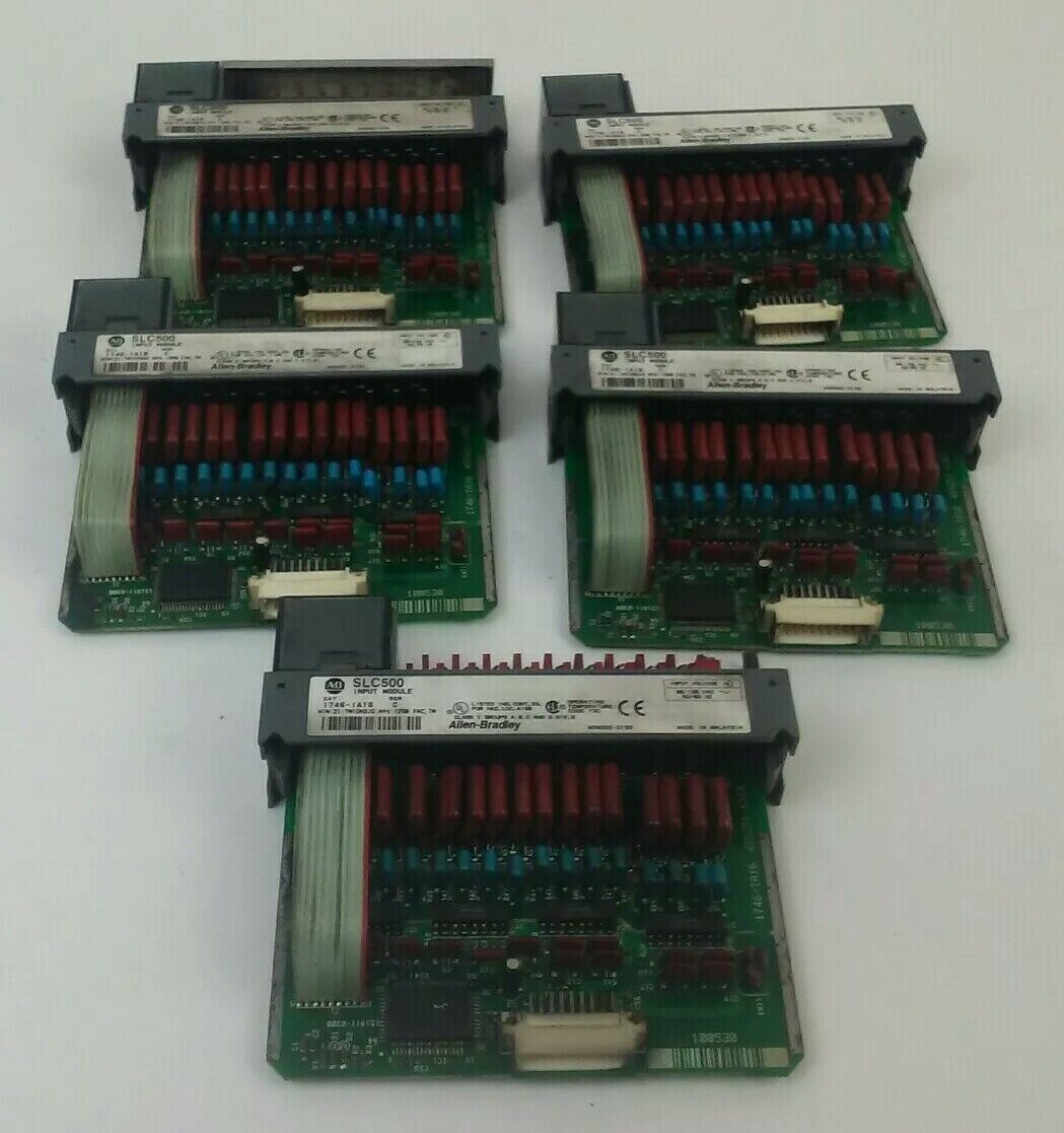 ALLEN BRADLEY 1746-IA16 SER. C SLC500 INPUT MODULE 85-132VAC 50/60HZ (LOT OF 5)