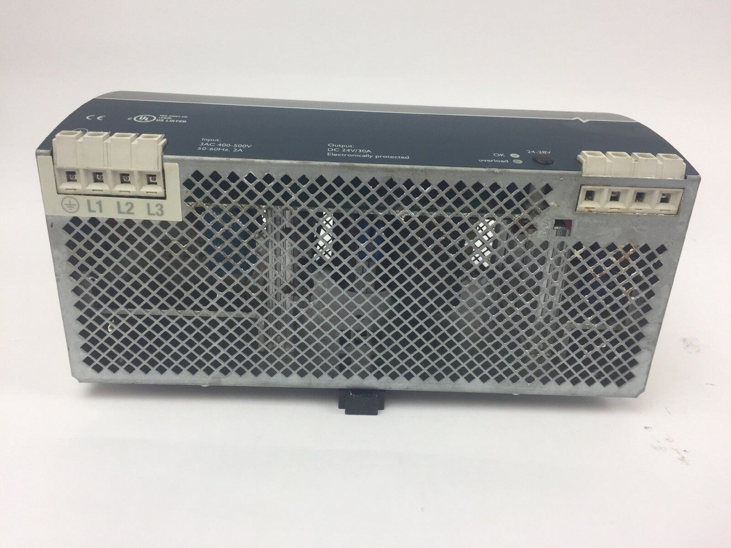 SOLA SDN 30-24-480 POWER SUPPLY INPUT 3AC 400-500V 50-60HZ 2A OUTPUT DC 24V/30A