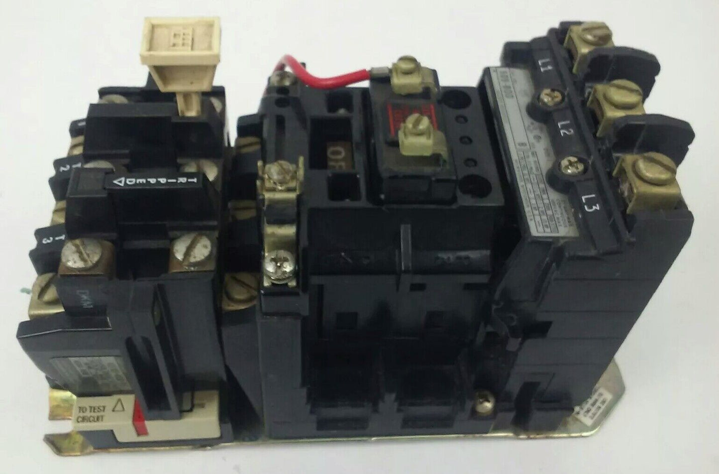 ALLEN BRADLEY 509-BOD SERIES B, SIZE 1, MOTOR STARTER, 27A, 600V,3-5P, 120V COIL