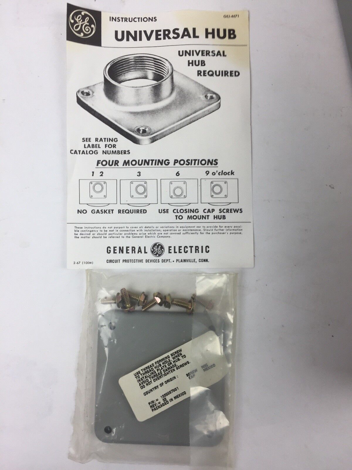 GE TH2261RDC HEAVY DUTY SAFETY SWITCH 2 POLE 2 WIRE 30 AMP VOLTS: 600VDC/250VDC