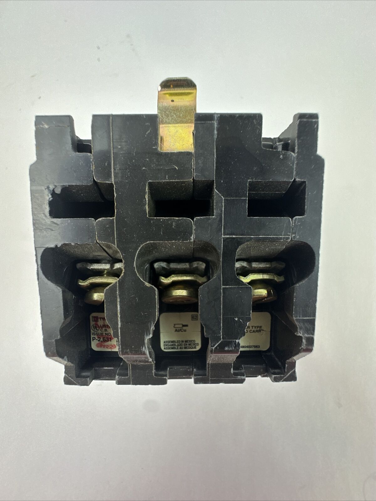 SQUARE D QOB320 BOLT-ON CIRCUIT BREAKER 3POLE 20AMP 240VAC 10kA