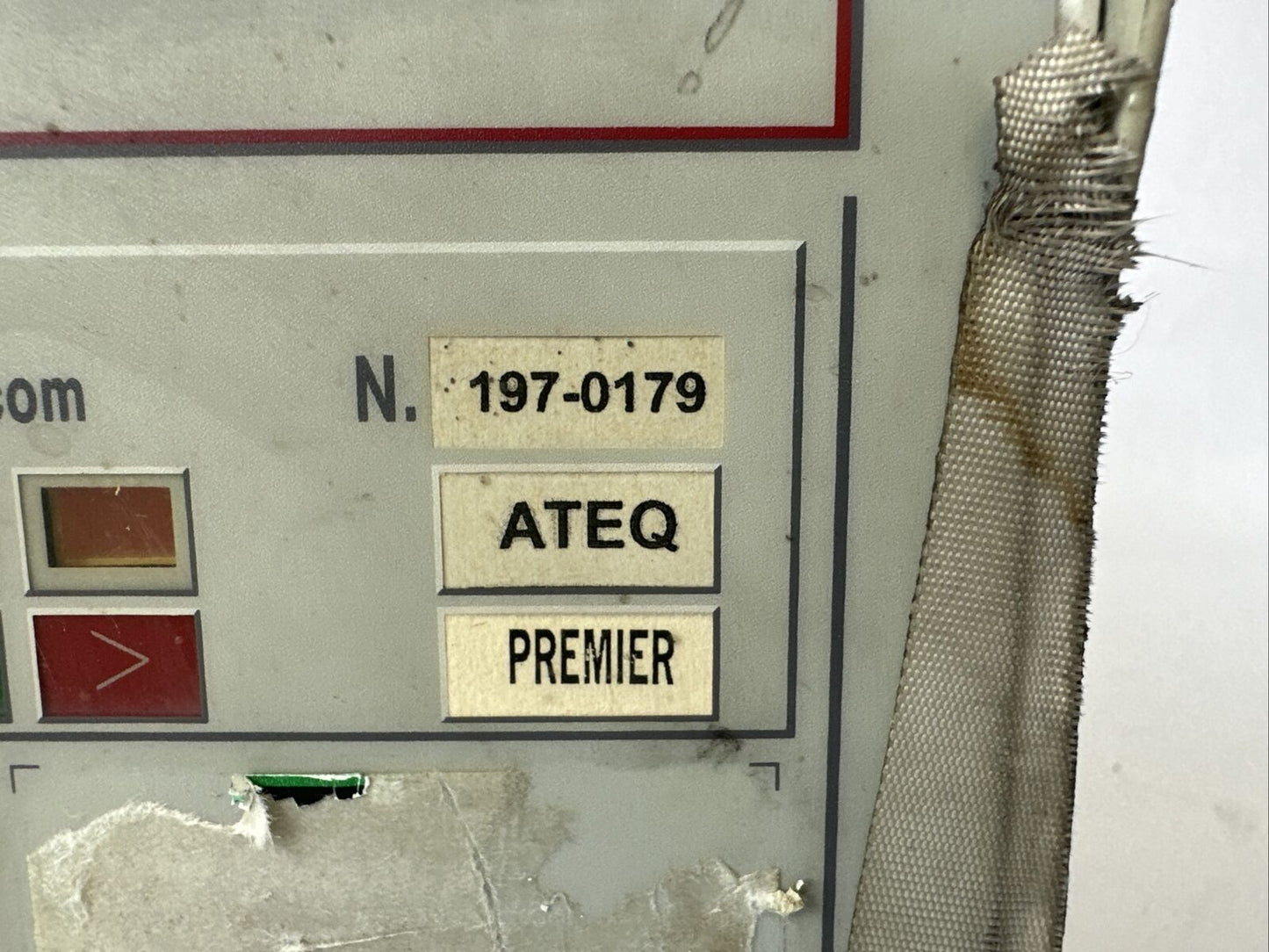 ATEQ 197-0179 LEAK TESTER 24VDC NO POWER CORD NO KEY G520