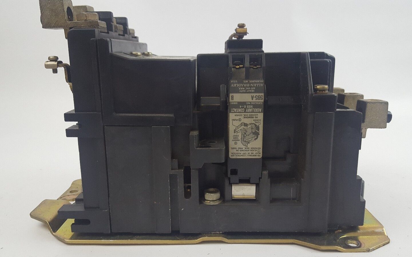 ALLEN BRADLEY Size 3 Contactor 110/120V 90 Amp 500F D0D930