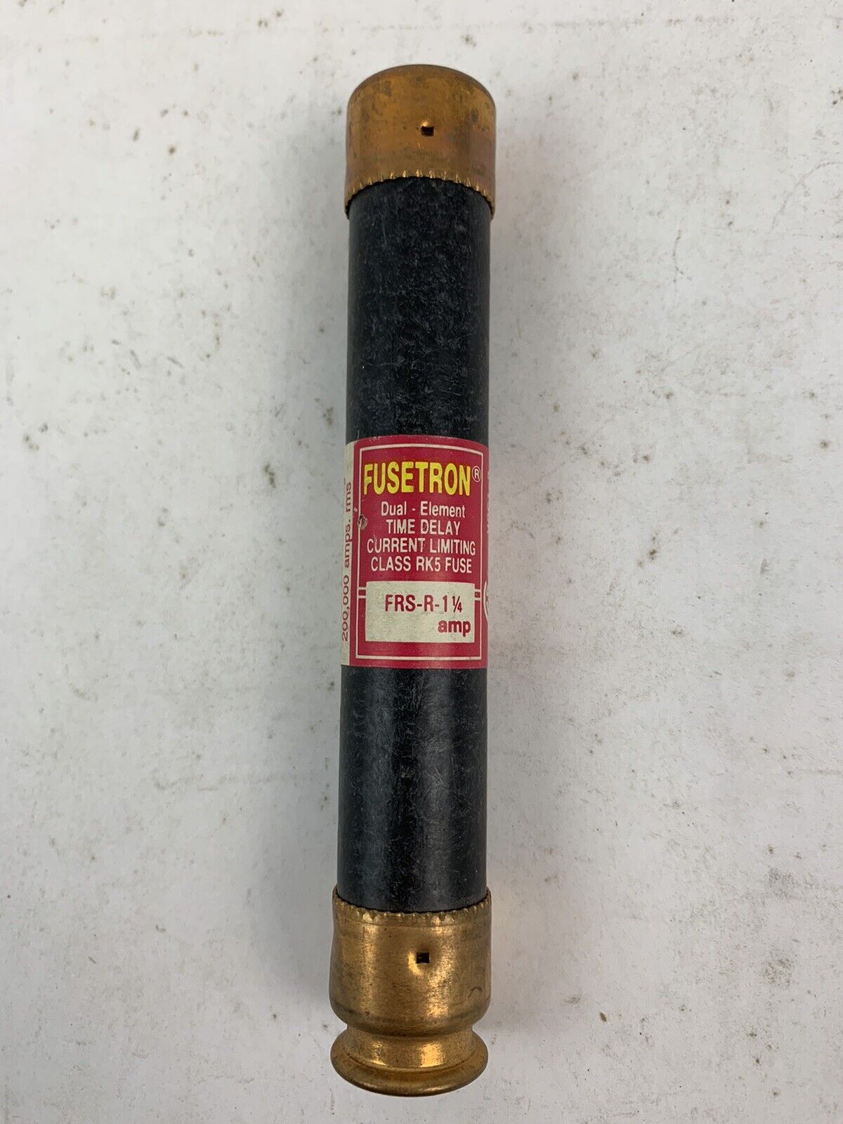 Bussmann Fusetron Dual-Element FRS-R-1 1/4 1 1/4A 600V Fuse "Lot of 10"