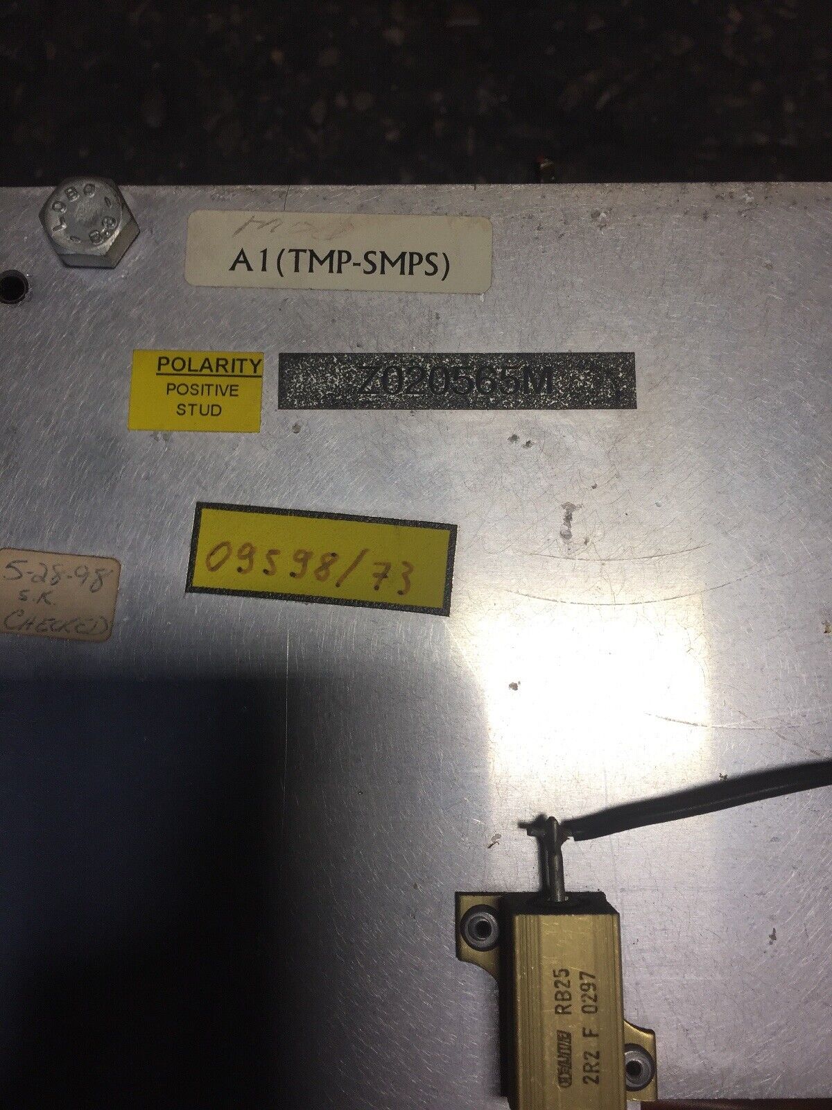 Emhart Tucker Spot Welding Power Supply Control A1(TMP-SMPS) 1500 Amps 500V