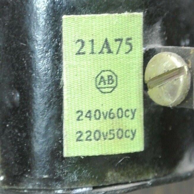 ALLEN-BRADLEY 21A75 COIL - 240V/60Hz, 220V/50Hz - OLD STYLE - NEW SURPLUS