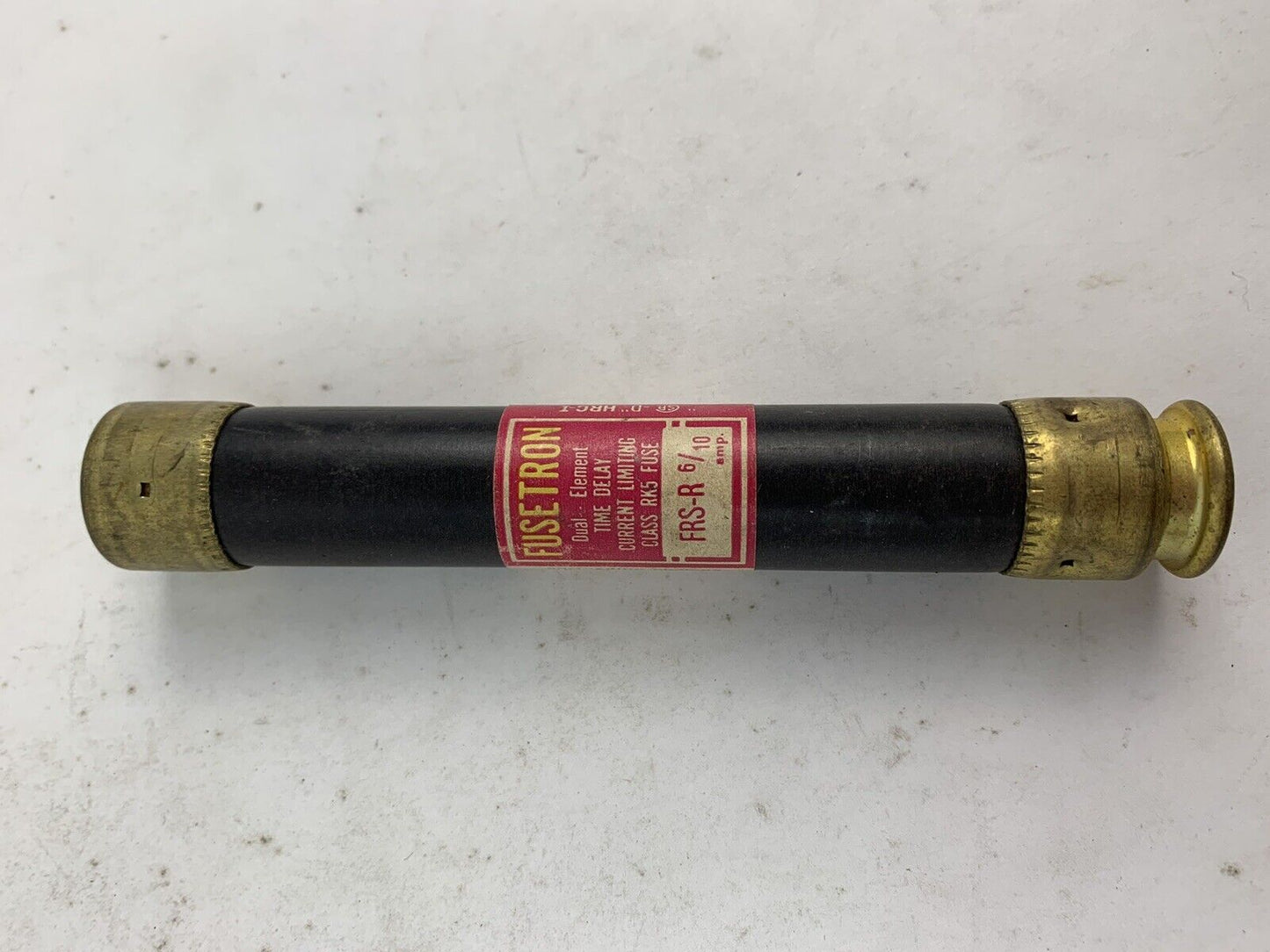Bussmann Fusetron Dual-Element FRS-R-6/10 6/10A 600V Fuse "Lot of 10"