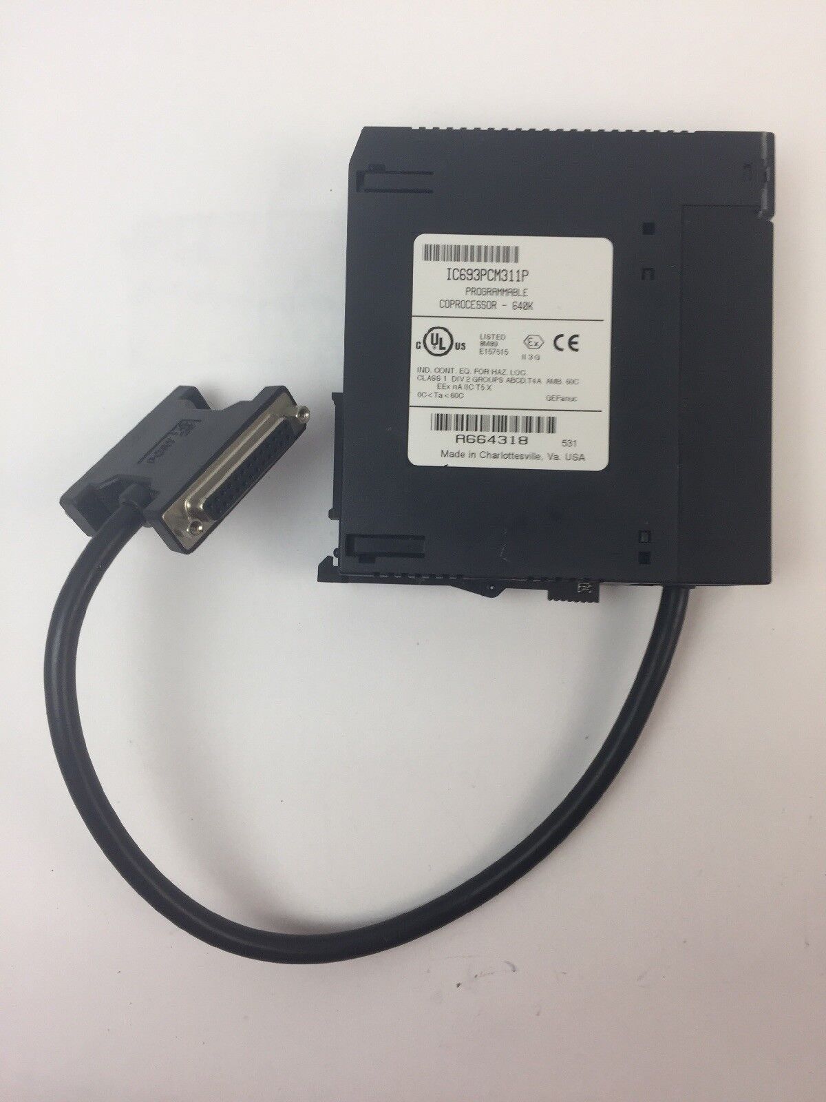GE FANUC IC693PCM311P PROGRAMMABLE COPROCESSOR - 640K MODULE