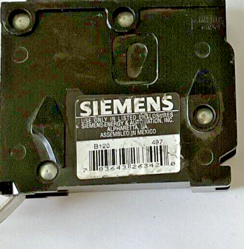 SIEMENS B120(2X) AND B115(1X) CIRCUIT BREAKER TYPE BL 120/240VAC***LOTOF2***