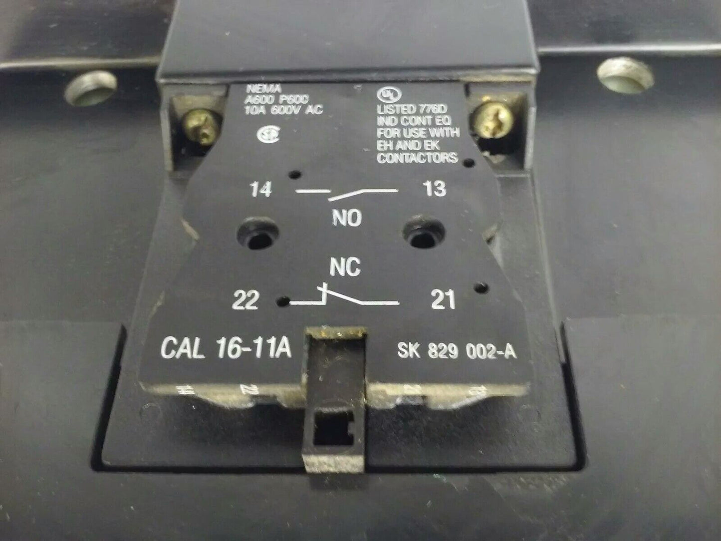 ABB EH450 CONTACTOR, 600V, 3PH, 525A, 400H.P., 3P, 355KW, EH, USED