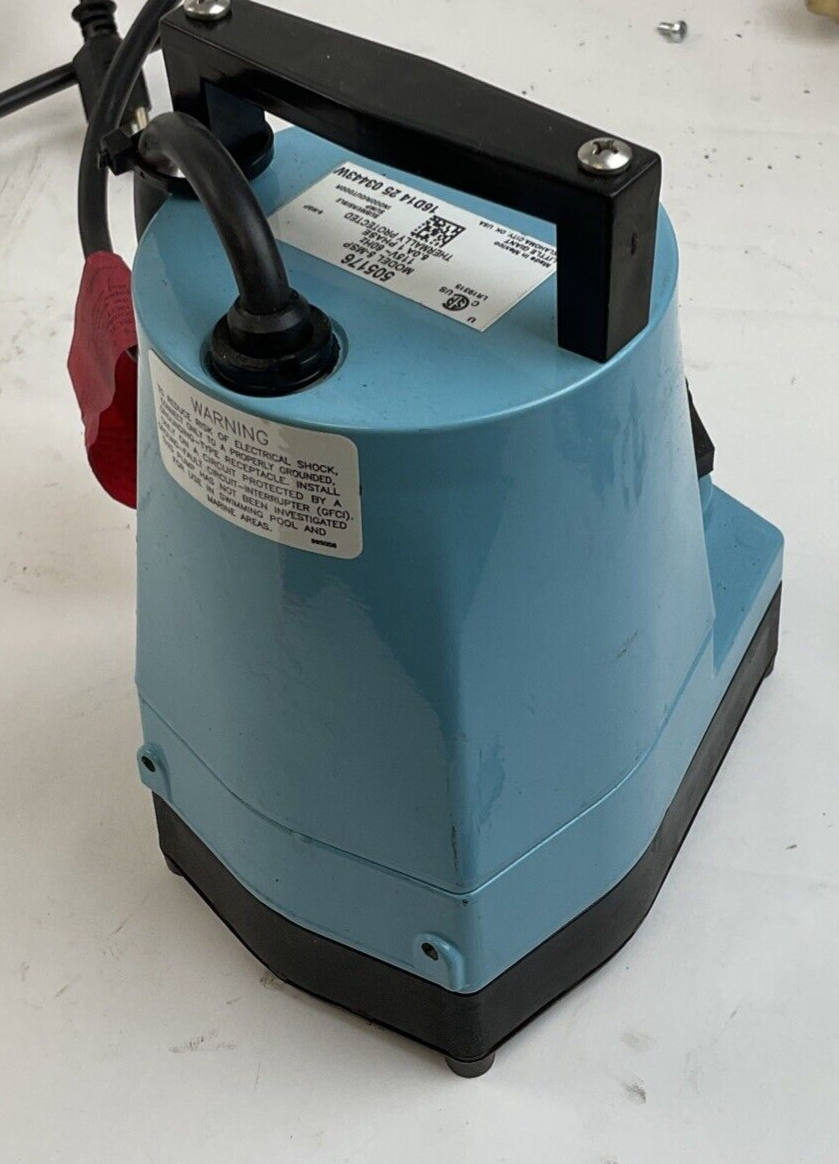 LITTLE GIANT 505176 SUBMERSIBLE PUMP 5-MSP 115VAC 60HZ 5.0A 1PH INDOOR/OUTDOOR