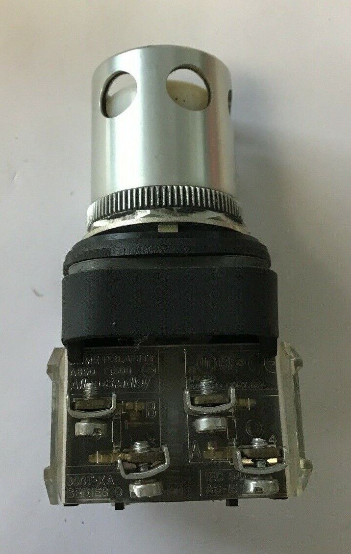 ALLEN BRADLEY 800T-QA24 SER T 24VAC/VDC PUSH BUTTON WHITE