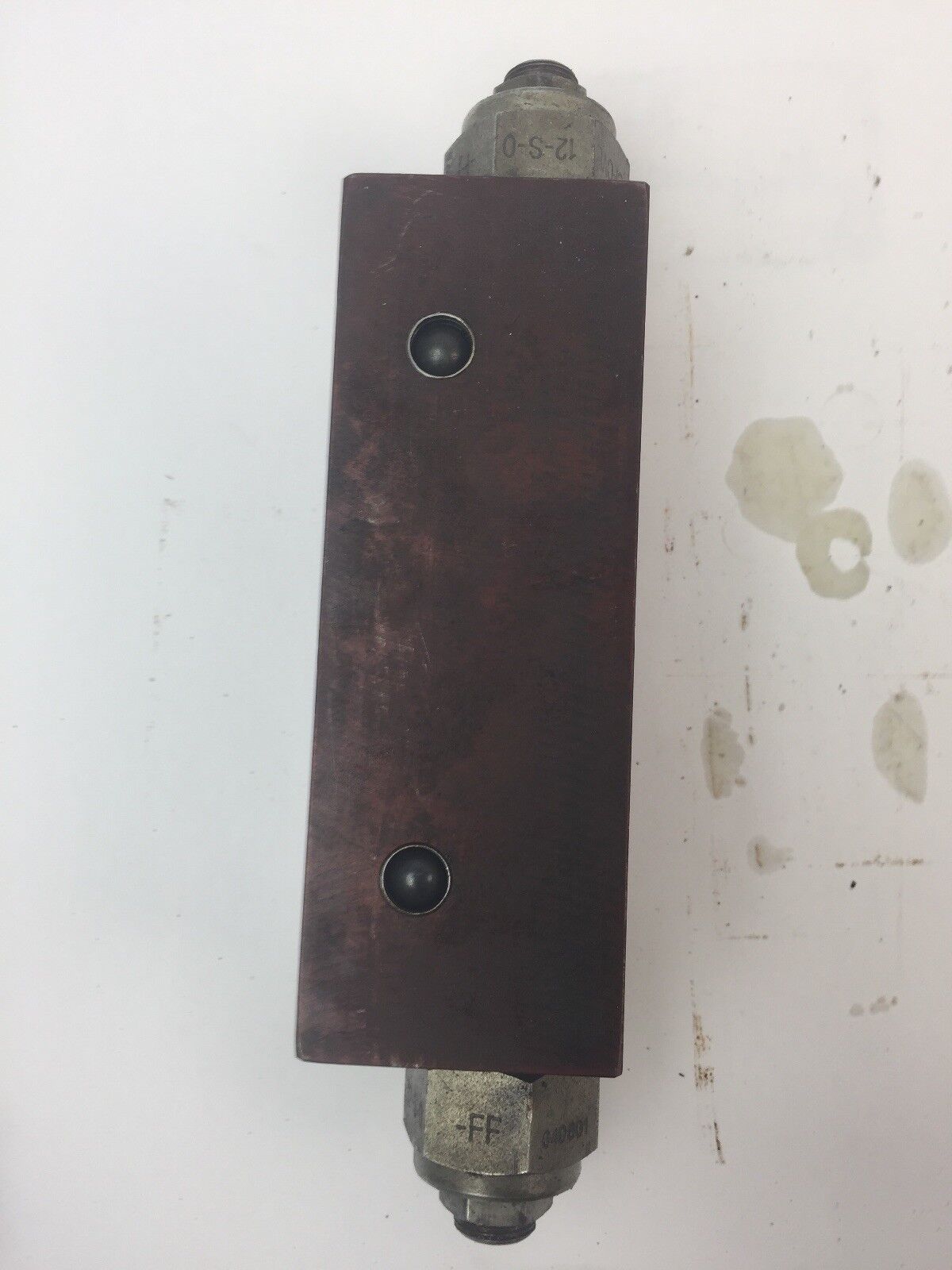CONTINENTAL HYDRAULICS F05MSV-NDC-GD-A FLOW CONTROL VALVE W/ CHECK "A & B"