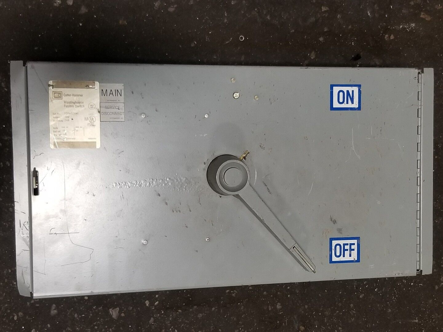 WESTINGHOUSE FDPW325MR 400 AMP 240 VOLT FUSIBLE SWITCH, 50 H.P., USED