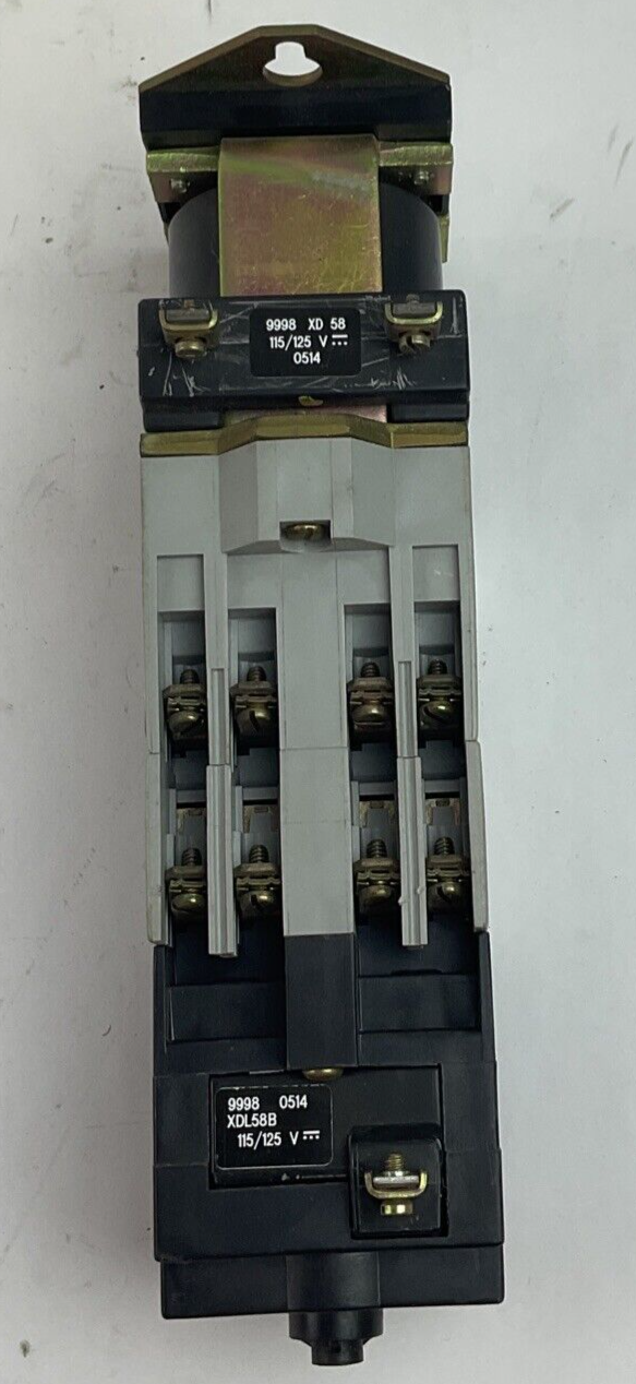 SQUARE D 8501XBO80XDLV53 DC LATHCING CONTROL RELAY SER.B 24VDC