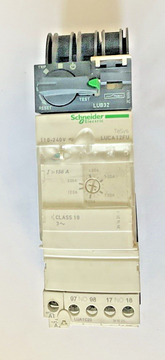 SCHNEIDER ELECTRIC LUCA12FU CONTROLLER 110-120VAC W/ LUB32 POWER BASE