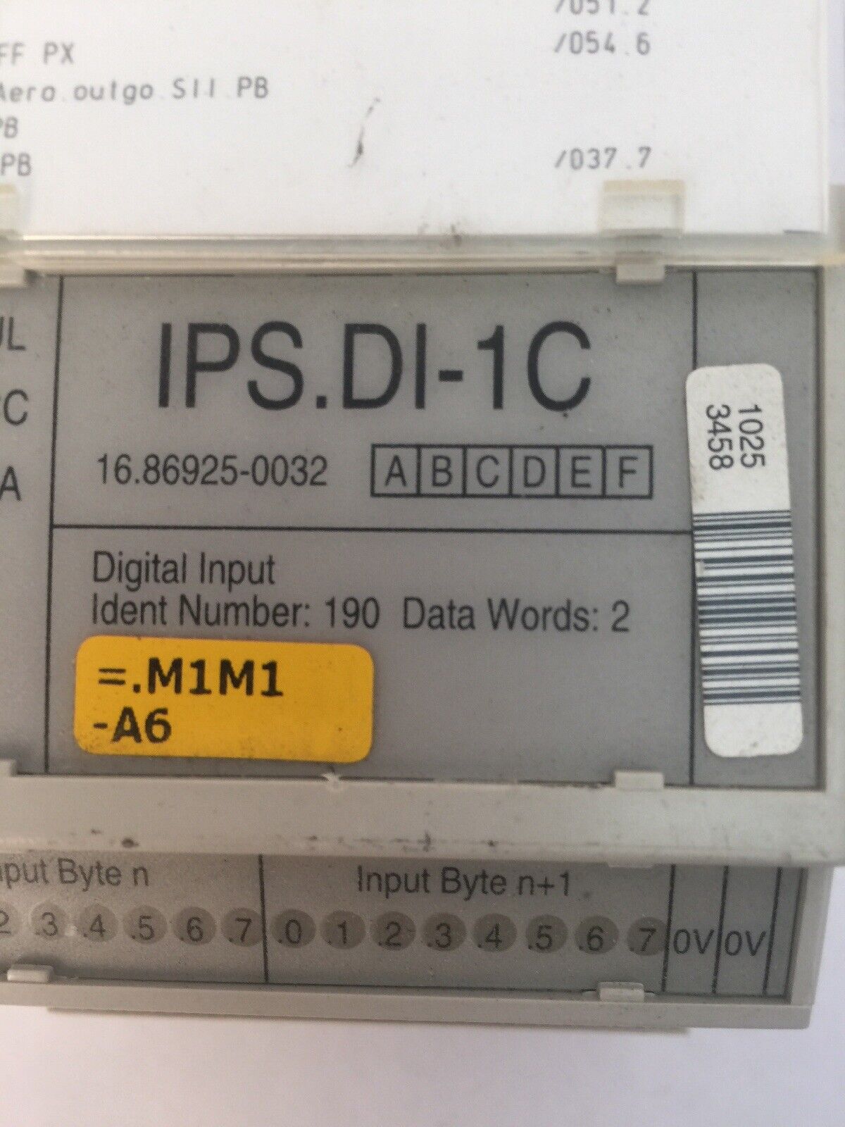 MAN ROLAND IPS.DI-1C DIGITAL INPUT MODULE