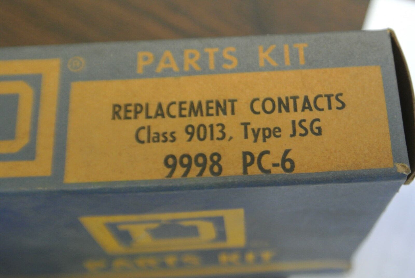 SQUARE D / 9998 PC-6 REPLACEMENT CONTACT KIT for 9013 TYPE JSG / NEW SURPLUS